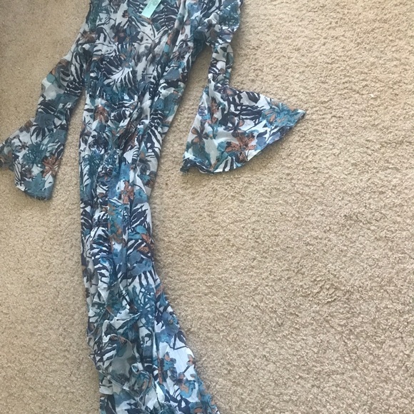 $119 DEBBIE KATZ Zara Floral Cover up dress - Picture 13 of 13